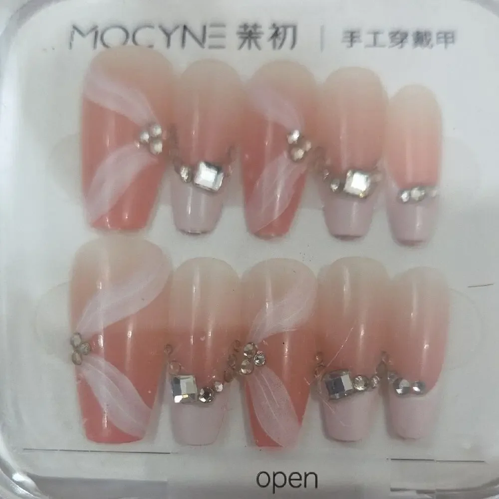 Pink Ombre Press-On Nail Set